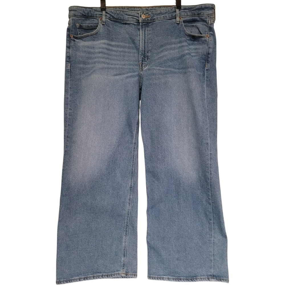 Old Navy Maren High-Waisted Sky-Hi Wide-Leg Jeans Size 22 (Waist-44") - Picture 3 of 9
